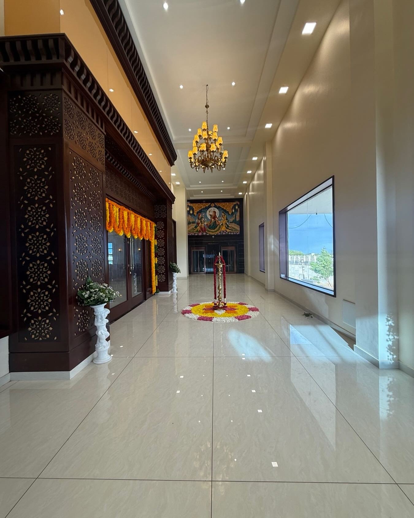 Wedding hall interior